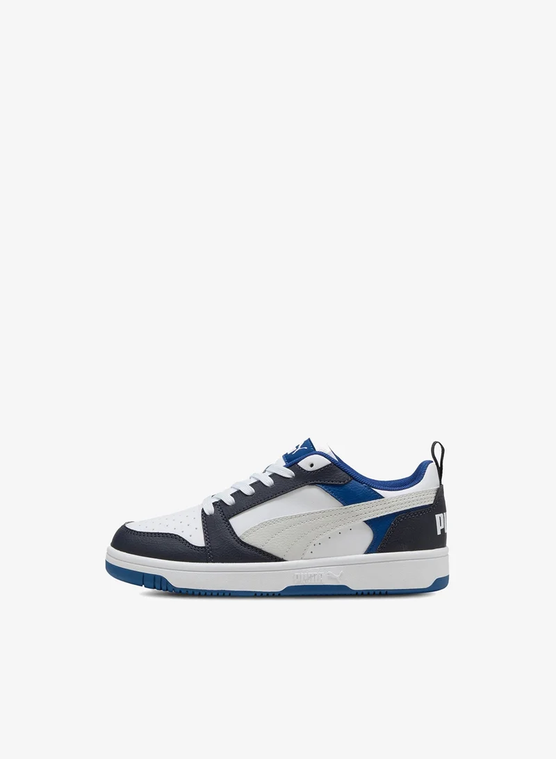 Puma White Kids' Rebound V6 Lo Shoes for Men | Best Price UAE